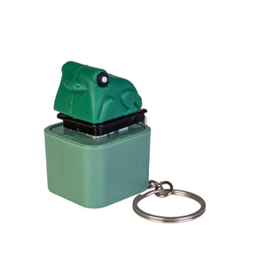 CROAKING FROG FIDGET CLICKER BAG HANGER SOUND AND LIGHT