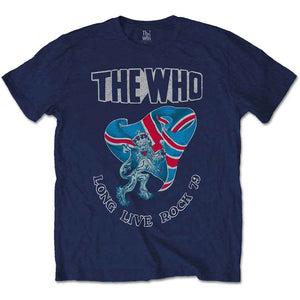 WHO NAVY LONG LIVE ROCK '79 BACK PRINT TEE