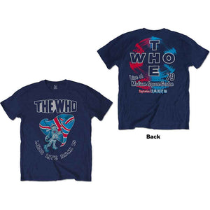 WHO NAVY LONG LIVE ROCK '79 BACK PRINT TEE