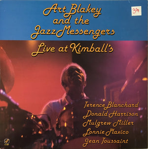 ART BLAKEY | LIVE AT KIMBALLS - SEAM SPLIT - EDGE WEAR