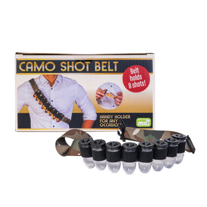CAMO SHOT BELT 8 PACK HOLSTER CAMO PRINT