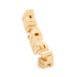 WORLDS SMALLEST JENGA TOPPLE TOWER GAME 12.2(L) x 8.3(W) x 2.4(H) cm