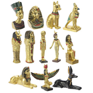 EGYPTIAN FIGURINES GOLD ASSORTED