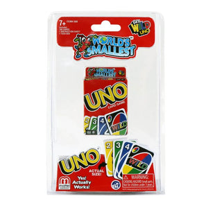 WORLDS SMALLEST UNO GAME