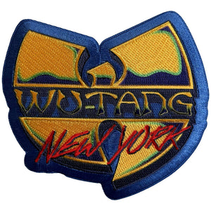 WUTANG CLAN NEW YORK WOVEN PATCH BLUE