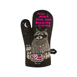 MAKE YOUR OWN DINNER RACCOON OVEN MITT