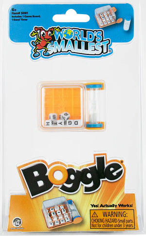 WORLDS SMALLEST BOGGLE