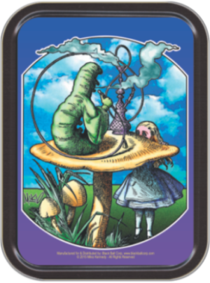 ALICE IN WONDERLAND STASH BOX TIN WATERPROOF