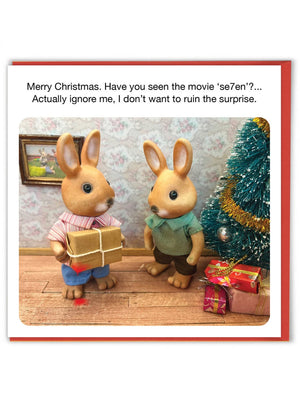 MOVIE SE7EN CHRISTMAS CARD