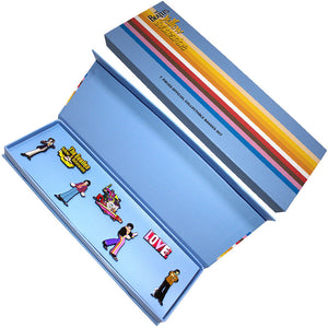 BEATLES BAND YELLOW SUBMARINE DELUXE BADGE SET COLLECTABLE 7 PIECE