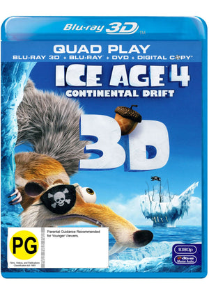 MOVIE BLUFAM | ICE AGE 4 - CONTINENTAL DRIFT (2BLU-RAY/DVD)