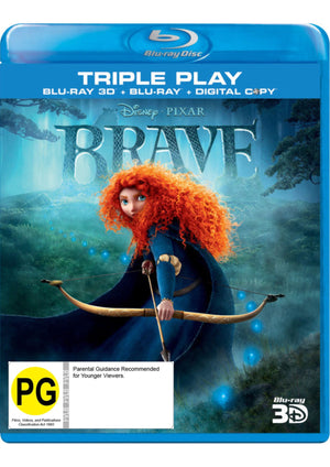 MOVIE FAM | BRAVE (BLU - RAY 3D / BLU RAY / DIGITAL COPY)