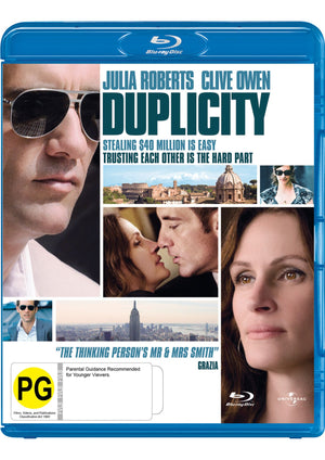 MOVIE BLUTHR | DUPLICITY (BLU - RAY)