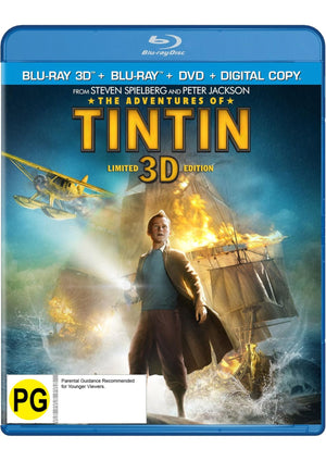 MOVIE BLUFA | ADVENTURES OF TINTIN - THE SECRET OF THE UNICORN (3D/2D BLU - RAY/DVD/DIGITAL COPY) (3DVD)