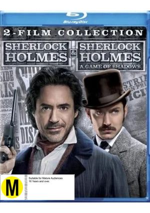 MOVIE BLUACT | SHERLOCK HOLMES (2009) / SHERLOCK HOLMES - A GAME OF SHADOWS (2BLU - RAY)
