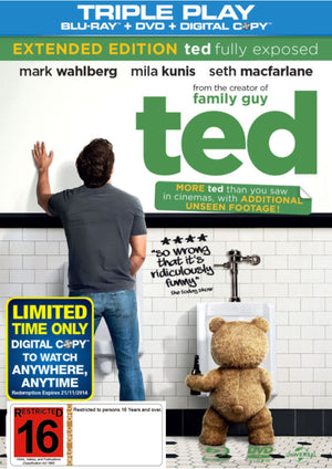 MOVIE BLUCOM | TED (BLU - RAY /2DVD)