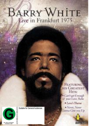 BARRY WHITE | BARRY WHITE LIVE IN FRANKFURT 1975