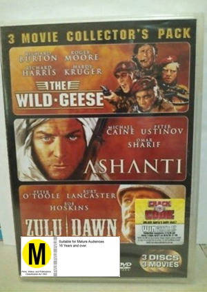 MOVIE ACT | WILD GEESE / ZULU DAWN / ASHANTI (3DVD)