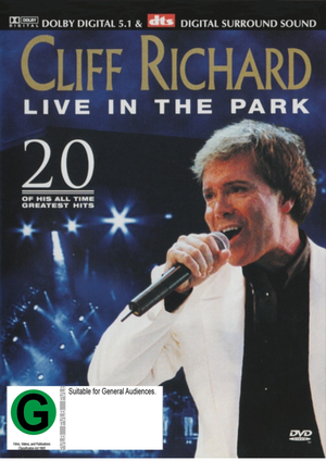 CLIFF RICHARD | LIVE IN THE PARK - 20 OF HIS ALL TIME GREATEST HITS (ZONE 2)