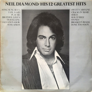 NEIL DIAMOND | HIS 12 GREATEST HITS - NZ