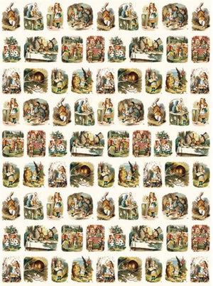 ALICE IN WONDERLAND NURSERY GIFT WRAP