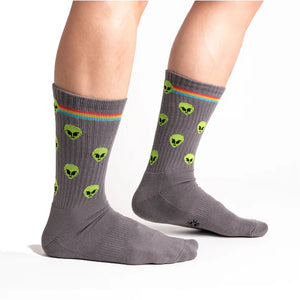 ALIENS ATHLETIC RIBBED CREW SOCKS men's shoe size 7-13.
