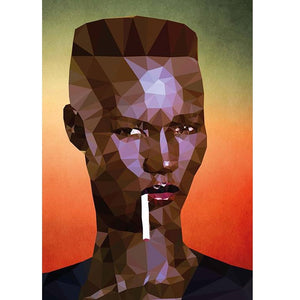 GRACE JONES GREETING CARD GEOMETRIC EAST END PRINTS