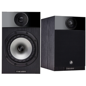 FYNE AUDIO F300 BOOKSHELF SPEAKERS (BLACK ASH)