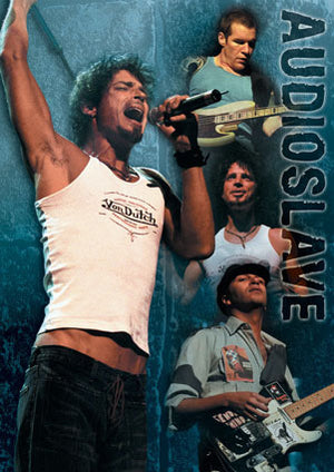 AUDIOSLAVE RETRO BAND POSTER  RARE 315