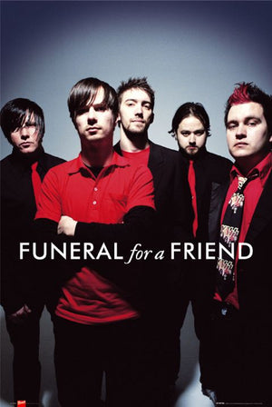 FUNERAL FOR A FRIEND POSTER 78 RARE (published 2005, some wear)