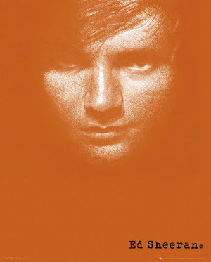 ED SHEERAN ORANGE MINI POSTER 40*50CM 492