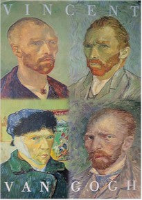 VINCENT VAN GOGH 4 SELF PORTRAITS POSTER 266