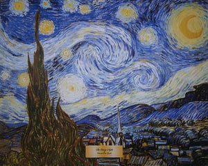 VINCENT VAN GOGH STARRY NIGHT MINI POSTER 40*50CM 181
