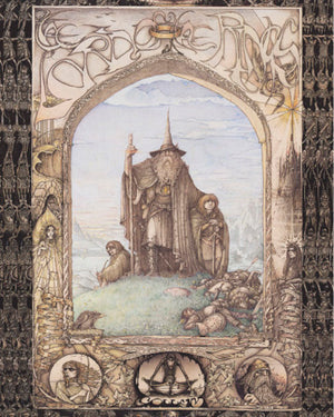 JIMMY CAUTY LORD OF THE RINGS ARTWORK MINI POSTER 40*50CM 481