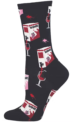 BOXED WINE SOCKS (5-10.5 W / 4-6.5 M)