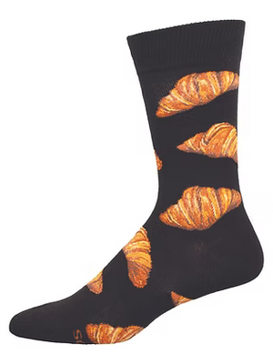 CROISSANT SOCKS OSFA BLACK
