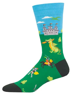JUST SLAY KNIGHTS SOCKS (7-12 M / 11-13 W)