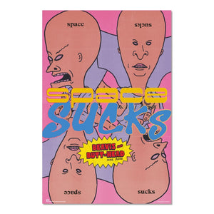 BEAVIS AND BUTTHEAD SPACE SUCKS POSTER 385