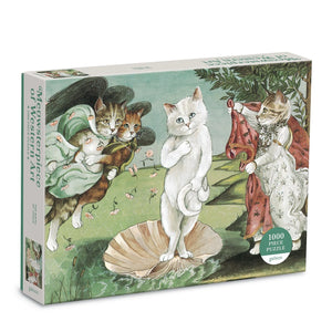 BIRTH OF VENUS MEOWSTERPIECE 1000P JIGSAW PUZZLE