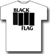 BLACK FLAG LOGO AND BARS TEE