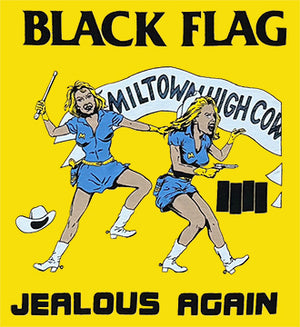 BLACK FLAG JEALOUS YELLOW TEE