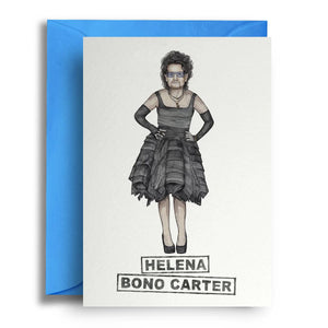 HELENA BONO CARTER GREETING CARD