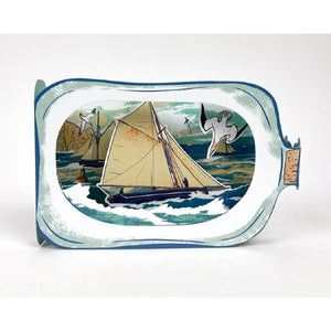 BOAT IN A BOTTLE 3D POP OUT CARD