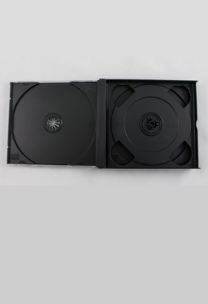 QUAD CD CASE WITH TRAY
