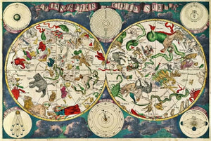 STAR SIGNS PLANISPHERE HOROSCOPE ZODIAC POSTER 112