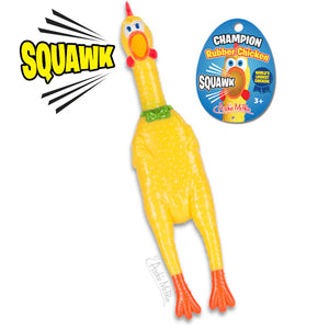 CHAMPION SQUAWKING RUBBER CHICKEN