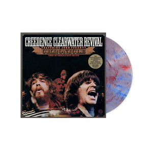 CREEDENCE CLEARWATER REVIVAL | CHRONICLE - THE 20 GREATEST HITS (CELEBRATION RED, WHITE AND BLUE SPLATTER 2LP EDITION) (INCLUDES SLIPMAT) (VINYL)