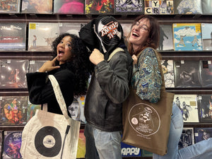 REAL GROOVY 45TH BIRTHDAY TOTE LIMITED EDITION (WALNUT)
