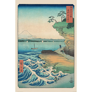 HIROSHIGE SEASHORE AT HODA POSTER 49