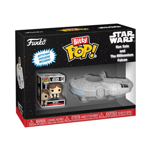 HAN SOLO WITH SPEEDER BITTY POP VINYL FIGURINE STAR WARS